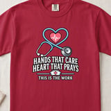 Hands That Care Heart That Prays Tee thumbnail 7