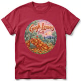 Gogh Leaves ~ Comfort Colors Premium Tee thumbnail 2
