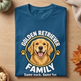 Golden Retriever Family Tee thumbnail 7