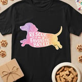 Rescue Is My Favorite Breed Tee thumbnail 1