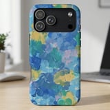 Blue Floral Oil Painting MagSafe® Phone Case thumbnail 3