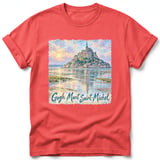 Gogh Mont Saint-Michel ~ Comfort Colors Premium Tee thumbnail 3