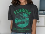 Vintage Florida Sunshine State Heron T-Shirt thumbnail 13
