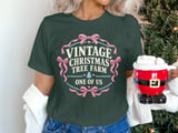 Vintage Christmas Tree Farm Tee thumbnail 1