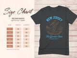 New Jersey Garden State Est. 1787 Graphic T-Shirt thumbnail 14