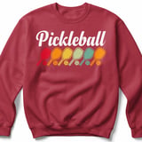 Pickleball Gildan Crewneck Sweatshirt, Pickleball, Court Warm Up thumbnail 5