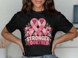 Faux Patchwork Stronger Together Tee thumbnail 1
