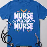 Spooky Nurse Nurse Nurse Tee thumbnail 1