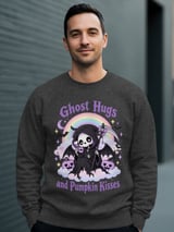 Ghost Hugs and Pumpkin Kisses Tee or Sweatshirt thumbnail 19