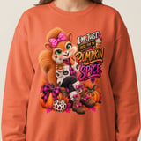Pumpkin Spice Sally the Squirrel Sweatshirt thumbnail 17
