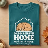 Golden Retriever Home Tee thumbnail 8