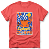 Cutout Coffee ~ Comfort Colors Premium Tee thumbnail 3
