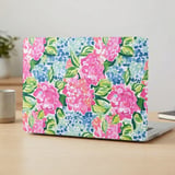 Pink Hydrangea Laptop Case thumbnail 4
