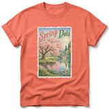 Spring Dots ~ Comfort Colors Premium Tee thumbnail 4