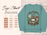 Poisonous Plants Hoodie, Skull Botanical Sweatshirt, Dark Academia All Plants Are Edible Tee, Witchy Gothic Garden Tshirt Gift thumbnail 15