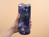 Personalized Halloween Tumbler, Tarot Reader Gift, Witch Tumbler, Gothic Tumbler, Spooky Season, Name Tumbler, Raven Tumbler, Moon Tumbler thumbnail 2