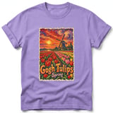 Gogh Tulips ~ Comfort Colors Premium Tee thumbnail 6