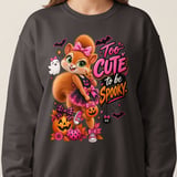 Too Cute Sally the Squirrel Halloween Sweatshirt thumbnail 12