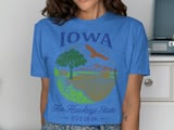 Iowa The Hawkeye State Est. 1846 T-Shirt thumbnail 10