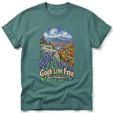 Gogh Live Free ~ Comfort Colors Premium Tee thumbnail 8
