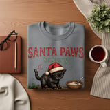 Santa Paws Bakery Christmas Cat Print, Funny Black Cat Making Biscuits Holiday Graphic, Retro Baker Kitten Winter Art Decor Gift thumbnail 17