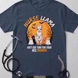 Halloween Nurse Llama Tee thumbnail 3