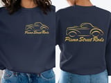 Vintage Hot Rod Sweatshirt, Classic Street Rod Car Crewneck, Retro Faux Gold Auto Graphic Sweater, Car Guy Dad Gift thumbnail 2