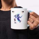 Halloween Mug, Singing Ghost, Cat Mug, Spooky Season, Cute Ghost, Music Lover Gift, Halloween Party, Unique Mug, Gift for Cat Lover thumbnail 5
