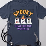 Spooky Healthcare Worker Tee thumbnail 3