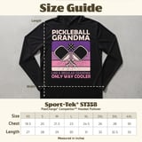 Pickleball Sport-Tek Performance Hood, Pickleball Grandma Like A Regular Grandma Only Way Cooler, Lightweight Hoodie thumbnail 8