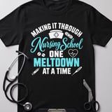 Nursing School Meltdown Tee thumbnail 5