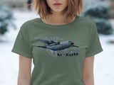 C-130 Hercules Military Aircraft T-Shirt, Air Force Pilot Veteran Gift, Cargo Plane Aviation Enthusiast Tee, Patriotic Airman Apparel thumbnail 1