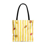 Fall Leaves Autumn Phone Case | Distressed Stripe Tote Bag | Cozy Seasonal Fall Colors | Thanksgiving Gift For Her thumbnail 1