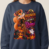 Halloween Drama Sally the Squirrel Sweatshirt thumbnail 8