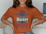 Hockey Papa Tee or Sweatshirt thumbnail 10