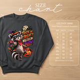 Trick or Treat Randy the Raccoon Sweatshirt thumbnail 14