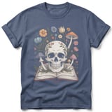 Botanical Skull Book Tee thumbnail 3