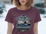 US Navy Submariner Silent Service T-Shirt, Patriotic Military Shirt, Navy Veteran Gift for Him, Anchor Dolphin Submarine Tee thumbnail 5
