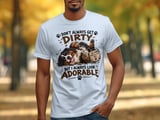Dirty But Adorable Bernese Mountain Dog Tee thumbnail 5