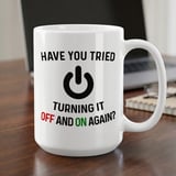 IT Support Gift Mug – Turn It Off and On Again thumbnail 1