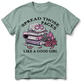 Spread Those Pages Like A Good Girl Tee thumbnail 13