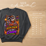 Keep Calm Randy the Raccoon Halloween Sweatshirt thumbnail 14