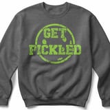 Pickleball Gildan Crewneck Sweatshirt, Get Pickled, Court Warm Up thumbnail 4