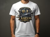 B-1 Lancer T-Shirt, Strategic Air Command Bomber Tee, The Bone Military Aviation Graphic Shirt, Air Force Veteran Pilot Gift for Him thumbnail 4