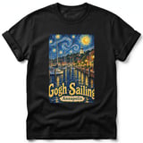 Gogh Sailing ~ Comfort Colors Premium Tee thumbnail 1