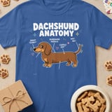 Dachshund Anatomy Tee thumbnail 3