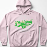 Pickleball Gildan Fleece Hoodie, That's What I Do I Play Pickleball And I Know Things, Court Pullover thumbnail 8