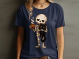 Skeleton Cat and Coffee Tee or Sweatshirt thumbnail 9