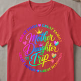 Mother Daughter Trip Rainbow T-Shirt thumbnail 4