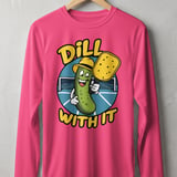 Pickleball Sport-Tek Long Sleeve Tee, Dill With It, UV Sun Shield Performance Shirt for Morning Open Play thumbnail 2